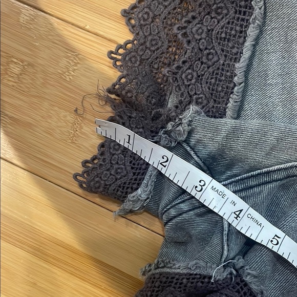 Free People Grey Denim Shorts - Picture 12 of 12
